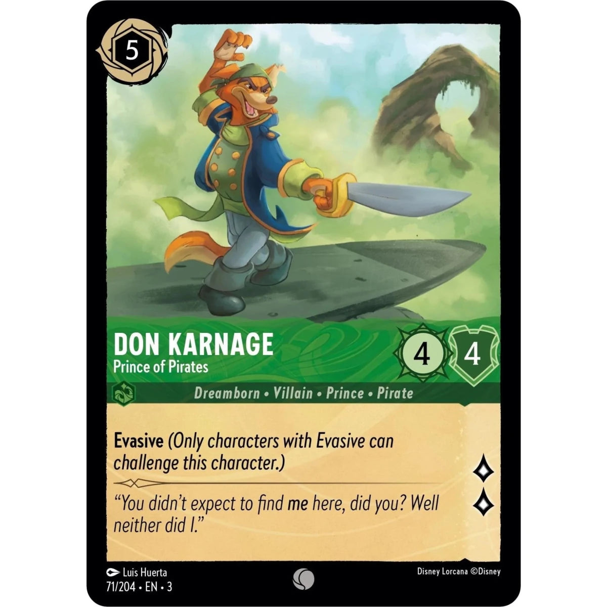 Don Karnage - Prince of Pirates (71/204) (Into the Inklands) in Malta | LAB7