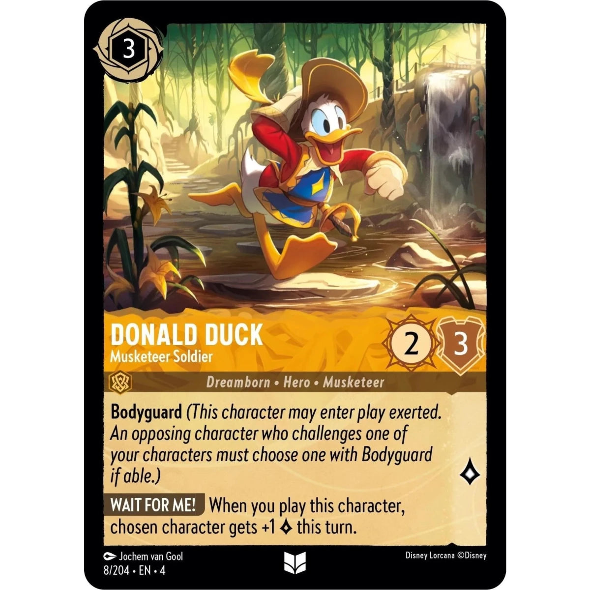 Donald Duck - Musketeer Soldier (8/204) (Ursula's Return) in Malta | LAB7