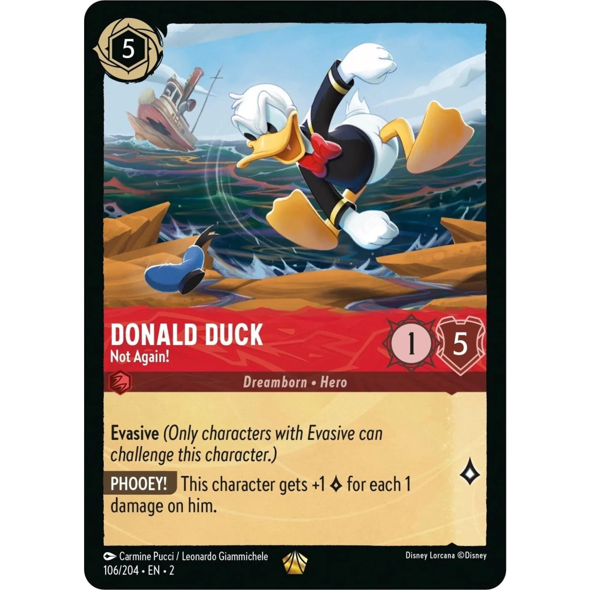 Donald Duck - Not Again! (106/204) (Rise of the Floodborn) in Malta | LAB7