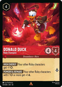 Donald Duck - Ruby Champion (121/204) (Whispers in the Well) 8969241 by LAB7 Malta, Europe