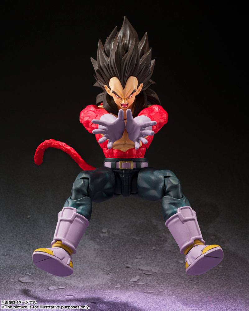Dragon Ball GT S.H. Figuarts Action Figure SS 4 Vegeta by LAB7 Malta, Europe