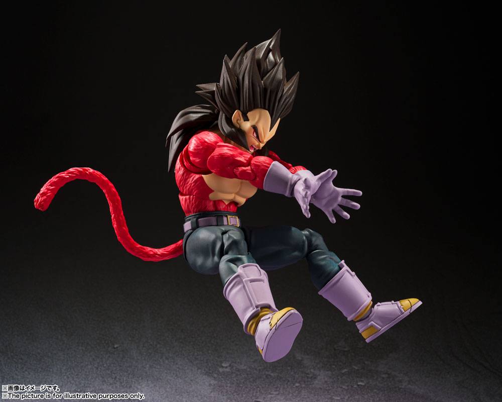Dragon Ball GT S.H. Figuarts Action Figure SS 4 Vegeta by LAB7 Malta, Europe