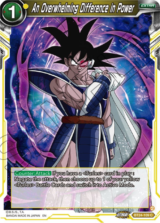 Dragon Ball Super: Masters - An Overwhelming Difference in Power (BT24 - 109) (Beyond Generations)
