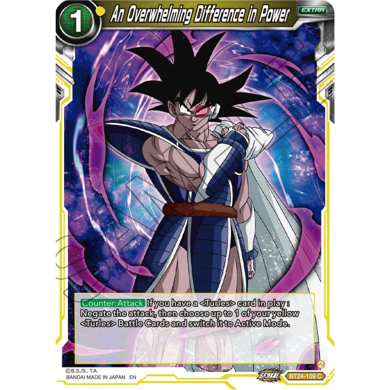 Dragon Ball Super: Masters An Overwhelming Difference in Power (BT24 - 109) (Beyond Generations) by LAB7 Malta, Europe