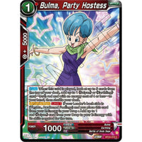 Dragon Ball Super: Masters Bulma, Party Hostess (BT24 - 018) (Beyond Generations) by LAB7 Malta, Europe