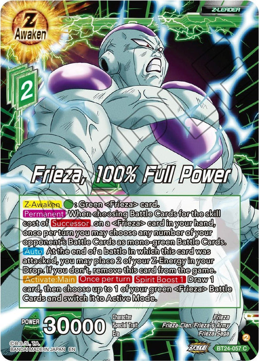 Dragon Ball Super: Masters - Frieza, 100% Full Power (BT24 - 057) (Beyond Generations)