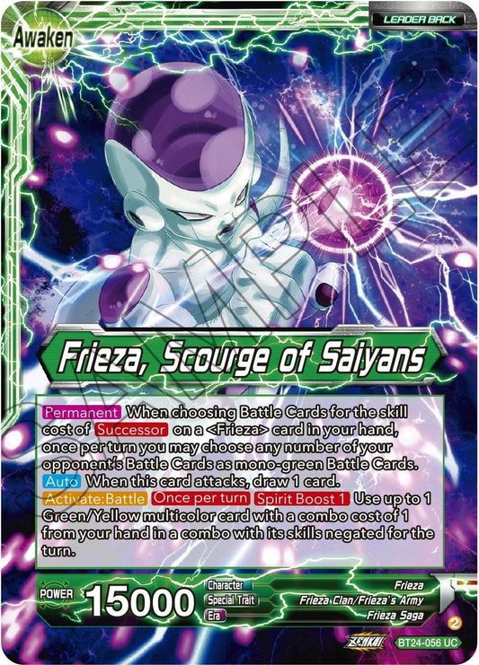 Dragon Ball Super: Masters - Frieza // Frieza, Scourge of Saiyans (BT24 - 056) (Beyond Generations)