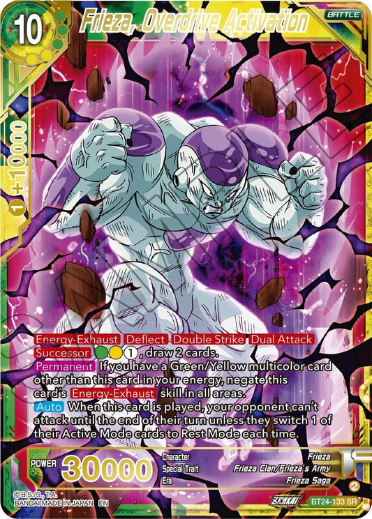 Dragon Ball Super: Masters - Frieza, Overdrive Activation (BT24 - 133) (Beyond Generations)