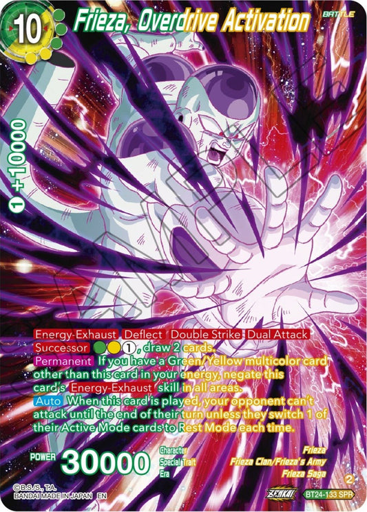 Dragon Ball Super: Masters - Frieza, Overdrive Activation (SPR) (BT24 - 133) (Beyond Generations)