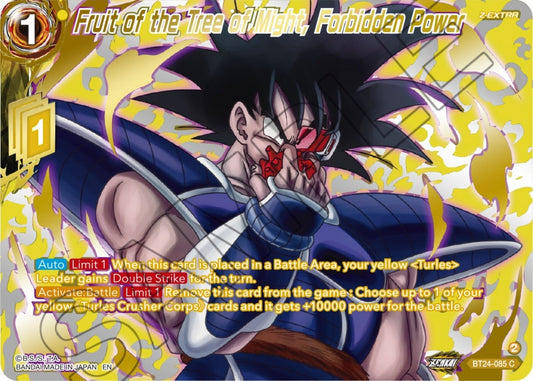 Dragon Ball Super: Masters - Fruit of the Tree of Might, Forbidden Power (Collector Booster Gold) (BT24 - 085) (Beyond Generations)