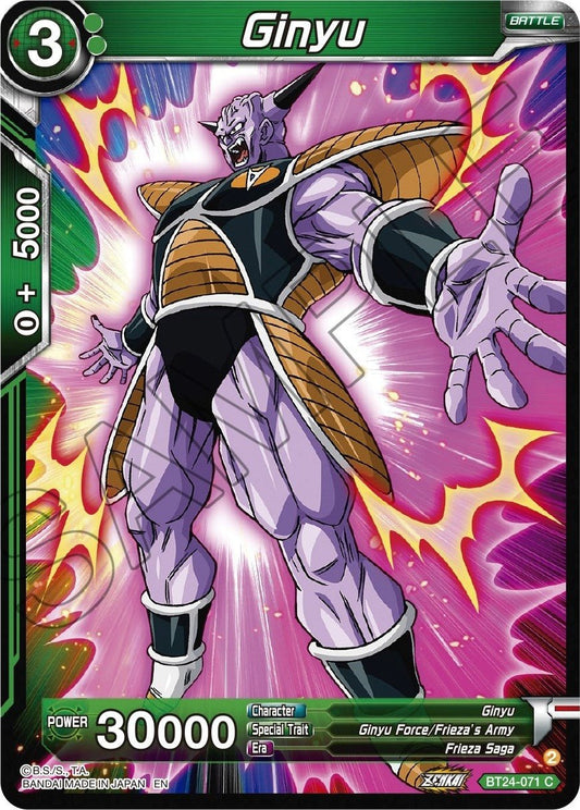 Dragon Ball Super: Masters - Ginyu (BT24 - 071) (Beyond Generations)