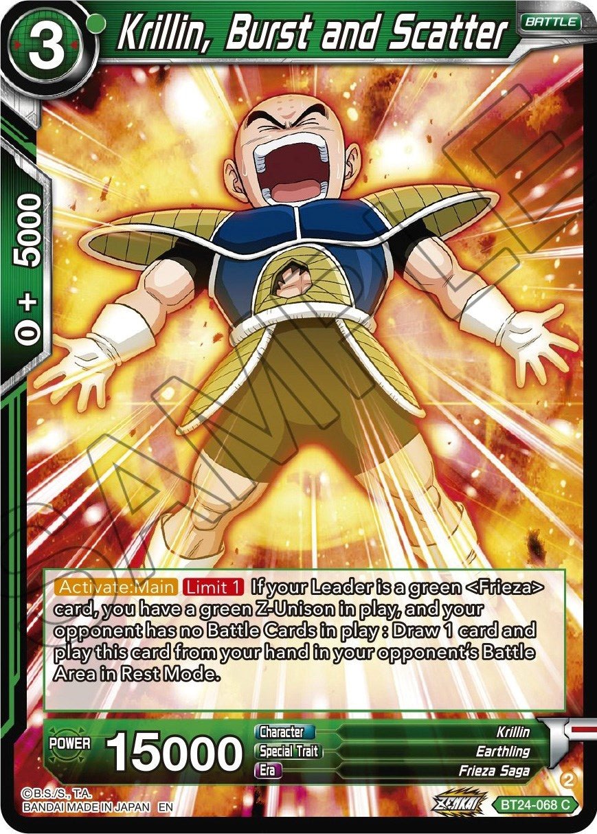 Dragon Ball Super: Masters - Krillin, Burst and Scatter (BT24 - 068) (Beyond Generations)