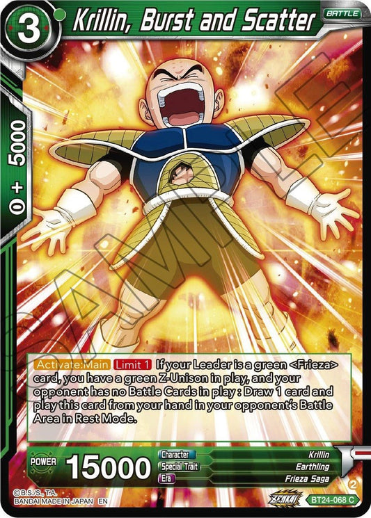 Dragon Ball Super: Masters - Krillin, Burst and Scatter (BT24 - 068) (Beyond Generations)