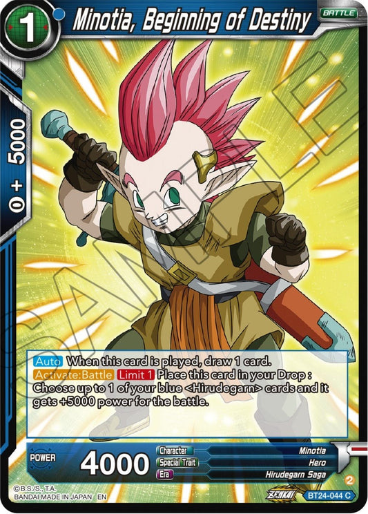 Dragon Ball Super: Masters - Minotia, Beginning of Destiny (BT24 - 044) (Beyond Generations)