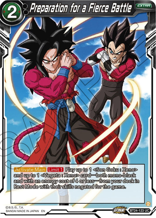 Dragon Ball Super: Masters - Preparation for a Fierce Battle (BT24 - 123) (Beyond Generations)