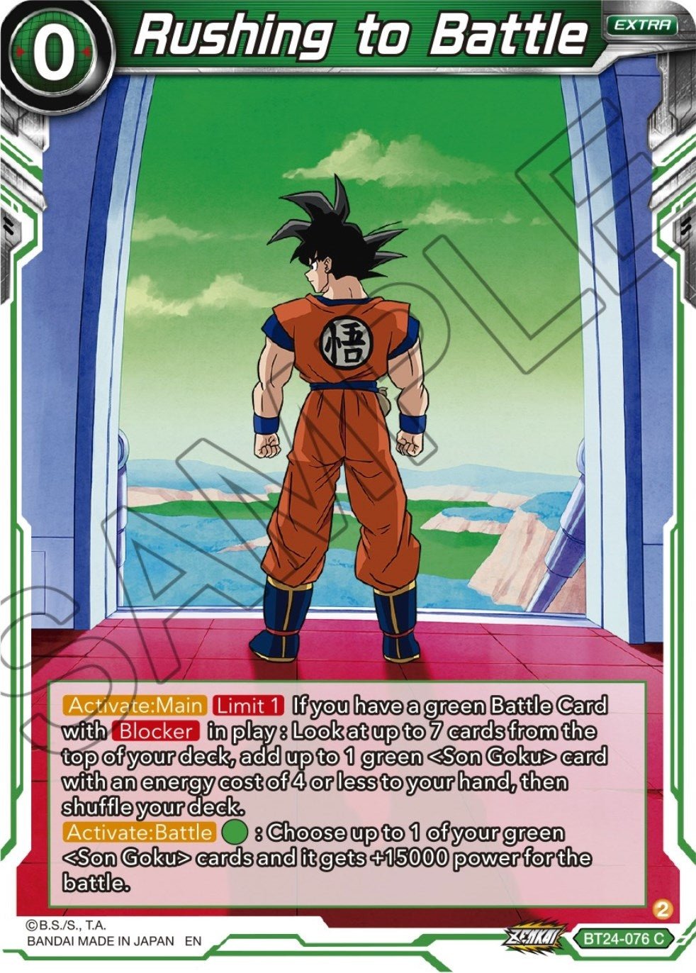 Dragon Ball Super: Masters - Rushing to Battle (BT24 - 076) (Beyond Generations)
