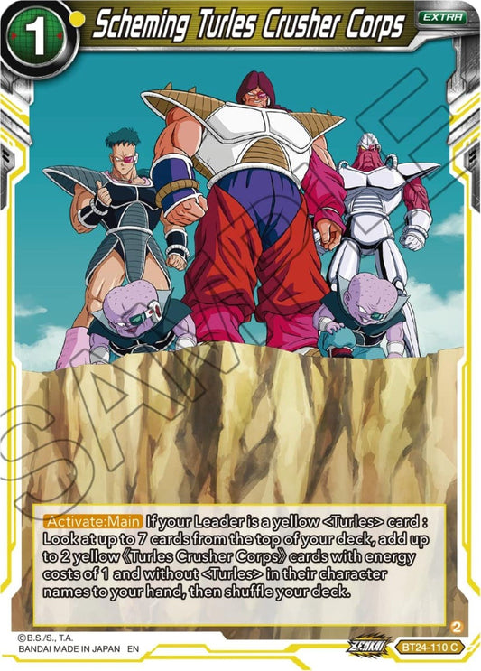 Dragon Ball Super: Masters - Scheming Turles Crusher Corps (BT24 - 110) (Beyond Generations)
