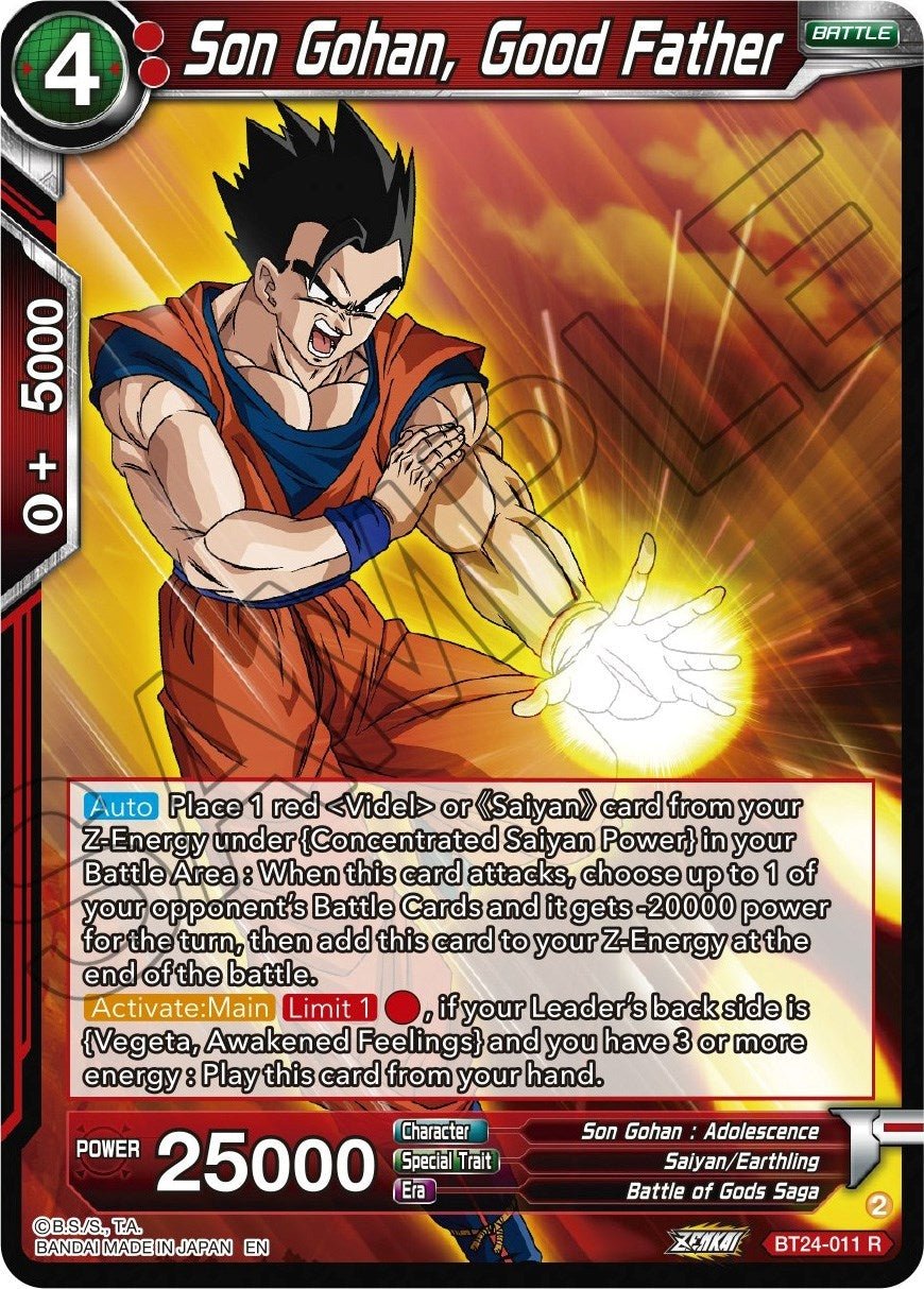 Dragon Ball Super: Masters - Son Gohan, Good Father (BT24 - 011) (Beyond Generations)