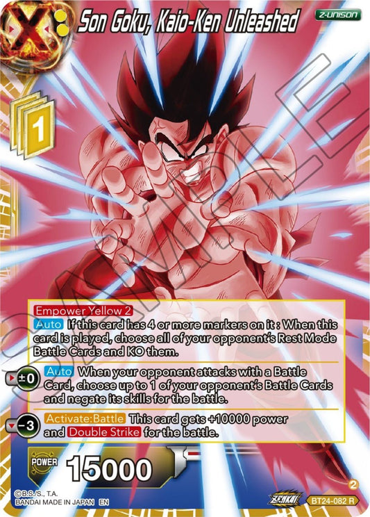 Dragon Ball Super: Masters - Son Goku, Kaio - Ken Unleashed (BT24 - 082) (Beyond Generations)