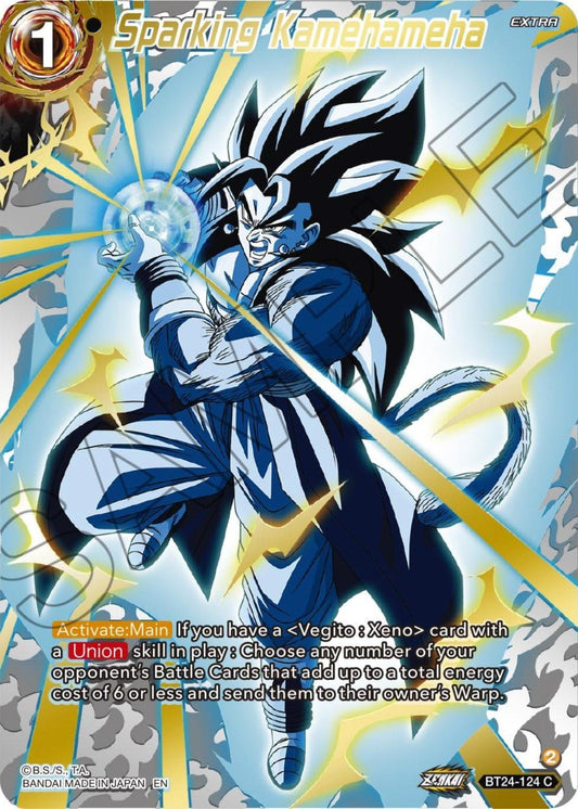 Dragon Ball Super: Masters - Sparking Kamehameha (Collector Booster Gold) (BT24 - 124) (Beyond Generations)