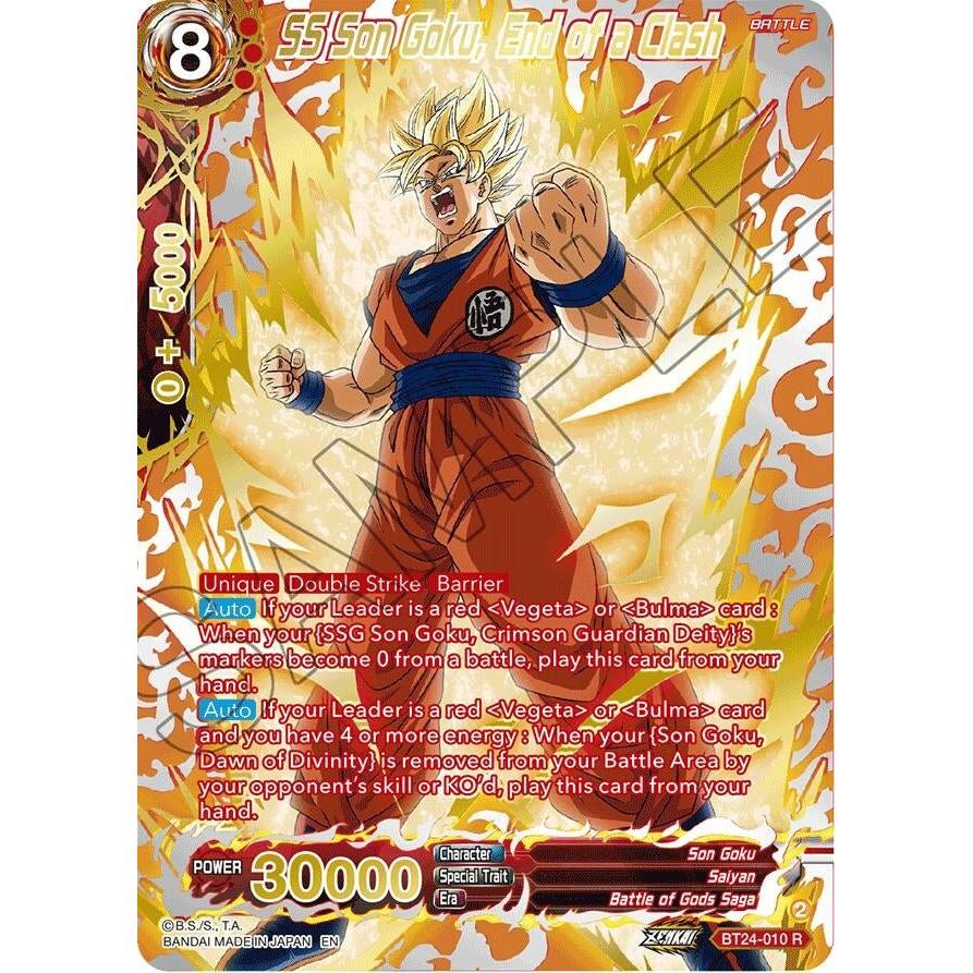 Dragon Ball Super: Masters SS Son Goku, End of a Clash (Collector Booster Gold) (BT24 - 010) (Beyond Generations) by LAB7 Malta, Europe