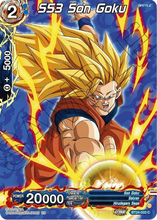 Dragon Ball Super: Masters - SS3 Son Goku (Collector Booster Silver) (BT24 - 033) (Beyond Generations)