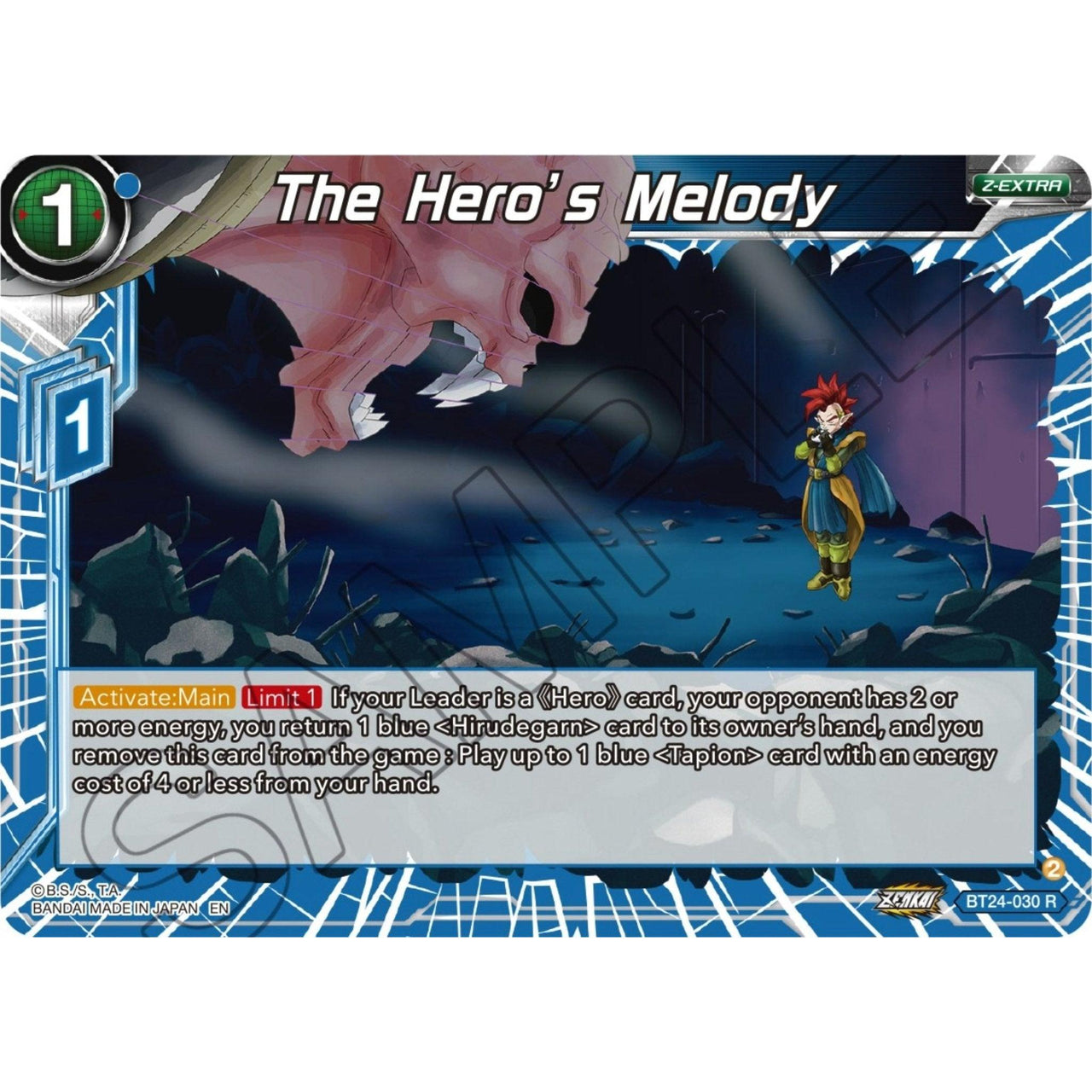 Dragon Ball Super: Masters The Hero's Melody (BT24 - 030) (Beyond Generations) by LAB7 Malta, Europe