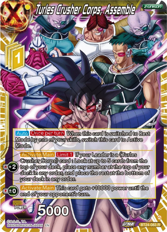 Dragon Ball Super: Masters - Turles Crusher Corps, Assemble (BT24 - 083) (Beyond Generations)