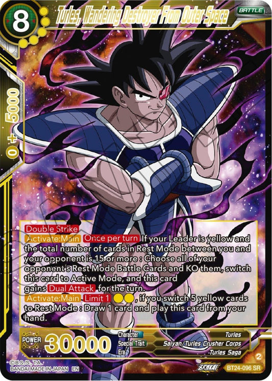 Dragon Ball Super: Masters - Turles, Wandering Destroyer From Outer Space (BT24 - 096) (Beyond Generations)