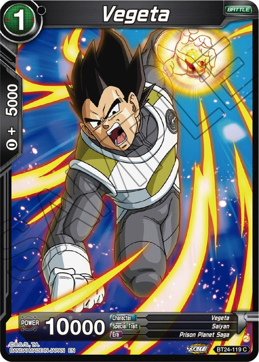 Dragon Ball Super: Masters - Vegeta (BT24 - 119) (Beyond Generations)