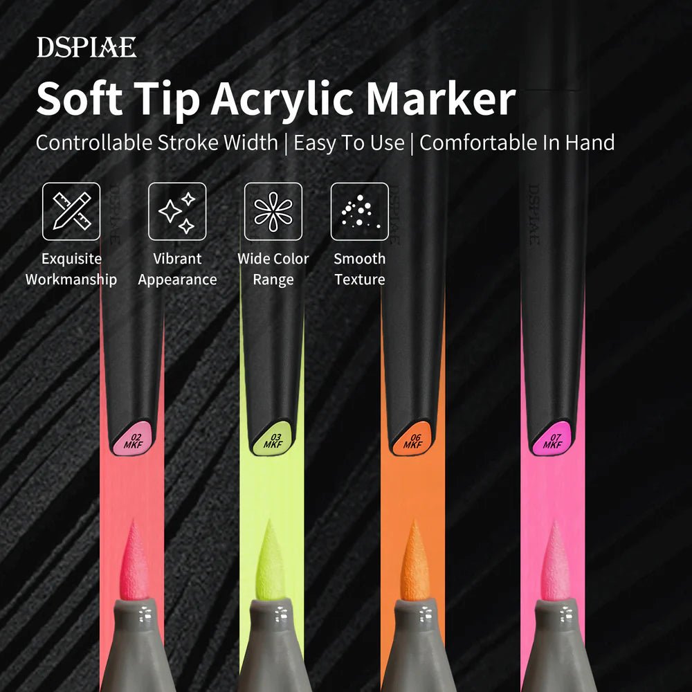 DSPIAE Soft Tip Florescent Marker by LAB7 Malta, Europe