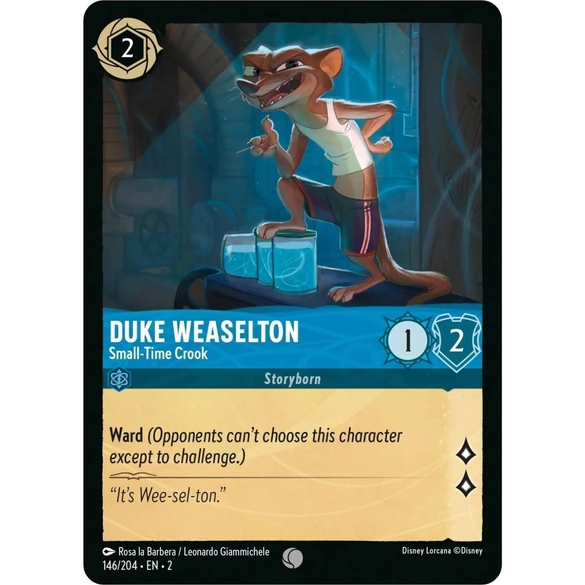 Duke Weaselton - Small-Time Crook (146/204) (Rise of the Floodborn) in Malta | LAB7