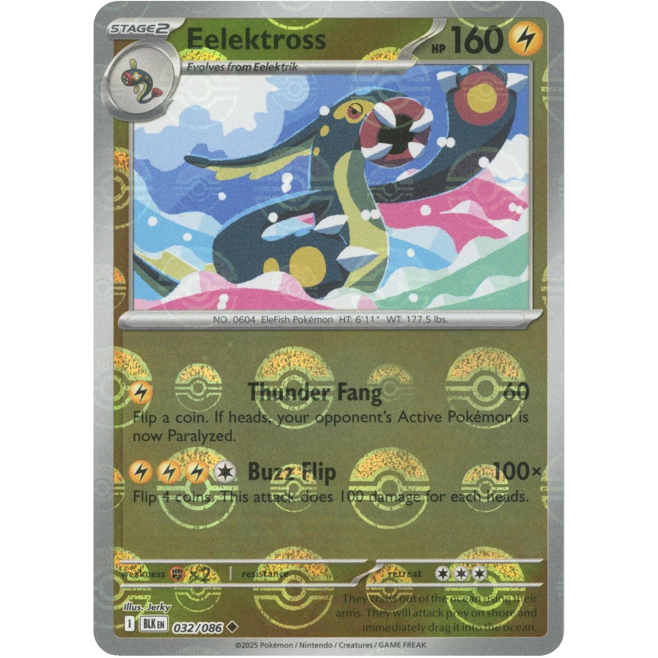 Eelektross (Poke Ball Pattern) (032/086) (SV: Black Bolt) in Malta | LAB7