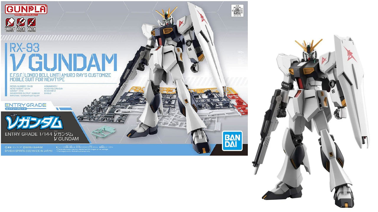 EG 1/144 Nu Gundam by LAB7 Malta, Europe