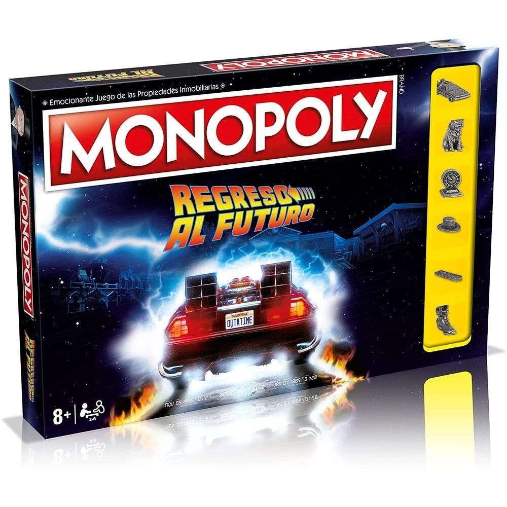 Eleven Force Spanish Back to the Future Monopoly by LAB7 Malta, Europe