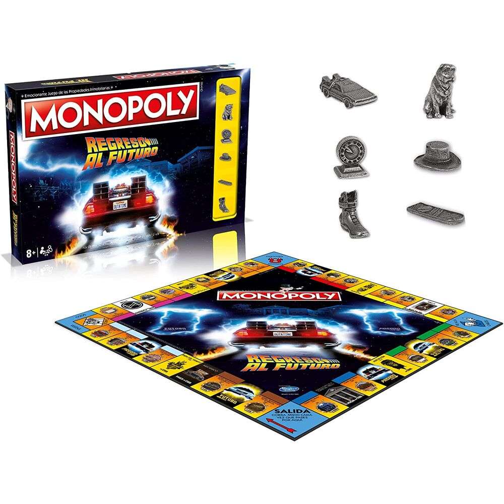 Eleven Force Spanish Back to the Future Monopoly by LAB7 Malta, Europe