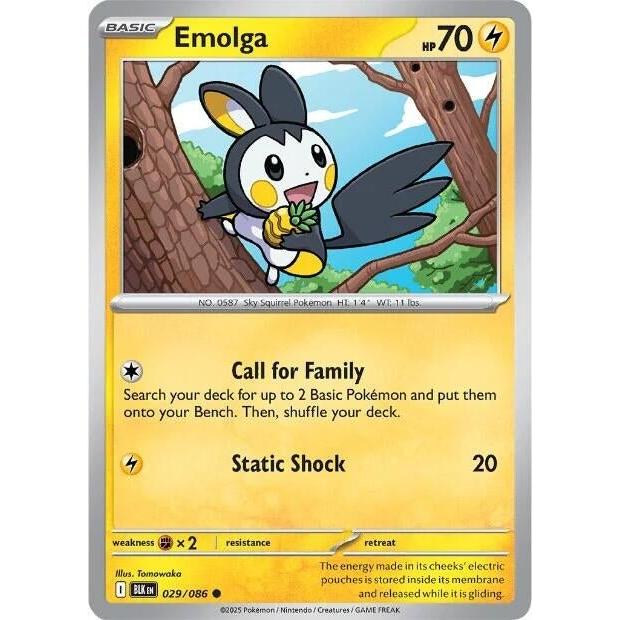 Emolga (029/086) (SV: Black Bolt) in Malta | LAB7