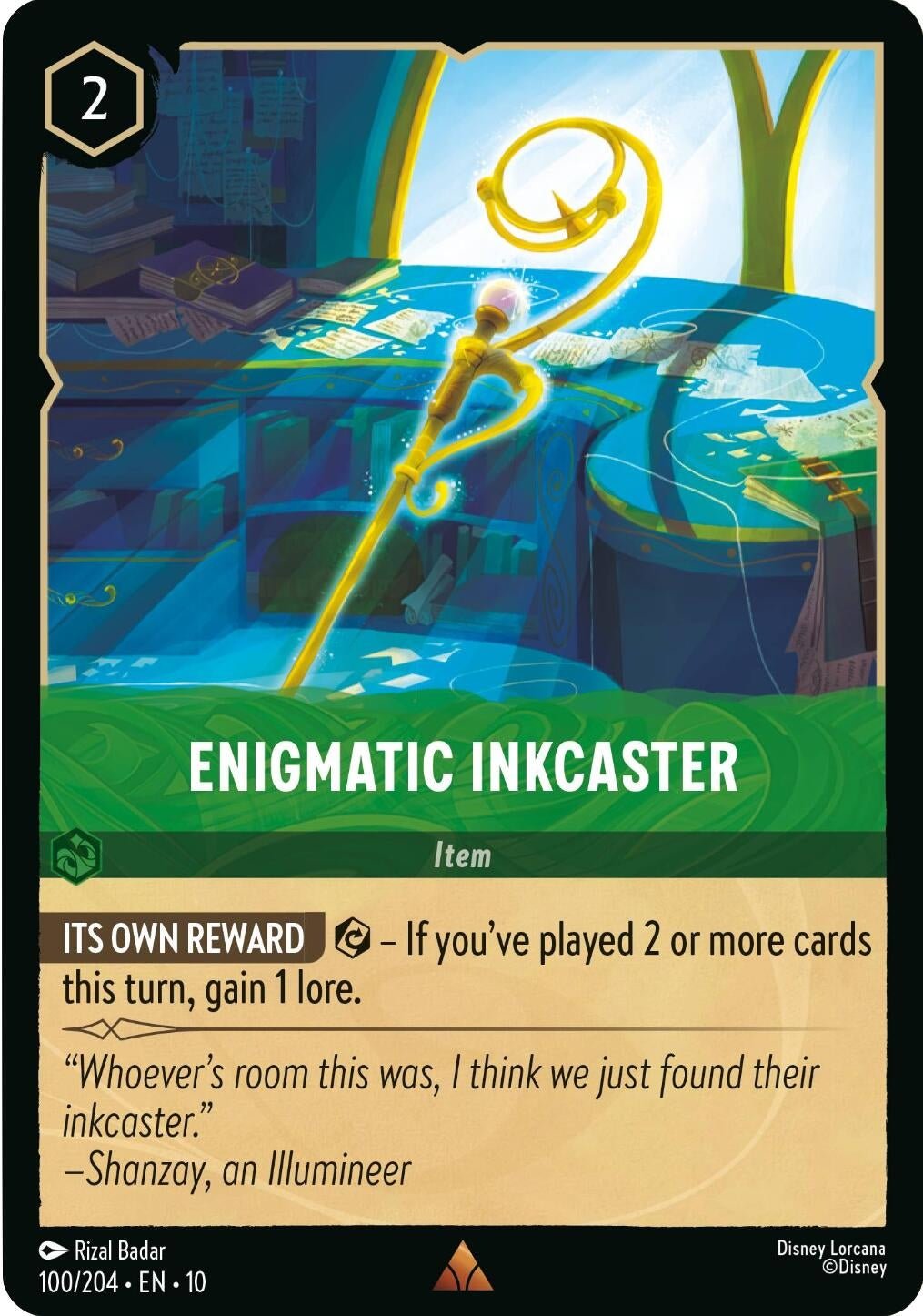 Enigmatic Inkcaster (100/204) (Whispers in the Well) 8968244 by LAB7 Malta, Europe