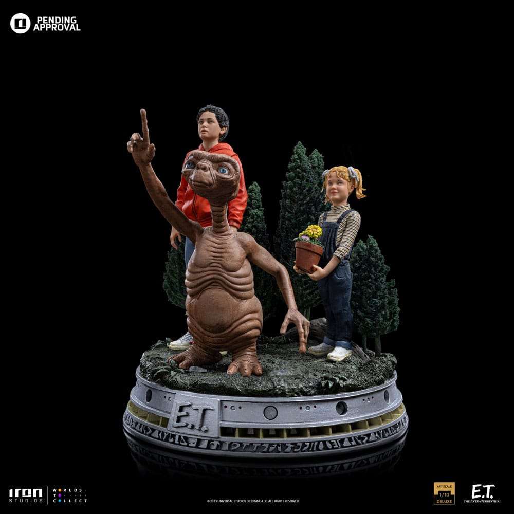 E.T. The Extra - Terrestrial Deluxe Art Scale Statue 1/10 E.T., Elliot and Gertie 19 cm by LAB7 Malta, Europe