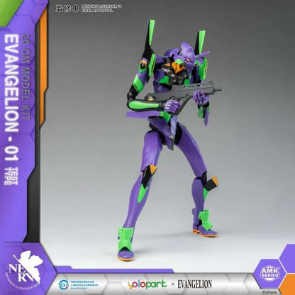 Yolopark - EVANGELION AMK Model Kit Eva - 01 – 20cm Articulated Figure