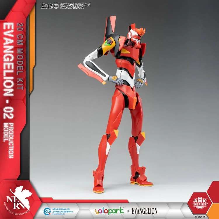Evangelion Eva - 02 AMK Model Kit by Yolopark 20cm by LAB7 Malta, Europe