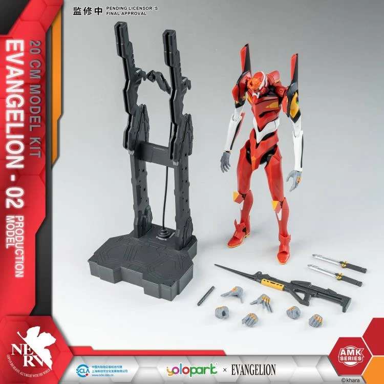 Evangelion Eva - 02 AMK Model Kit by Yolopark 20cm by LAB7 Malta, Europe