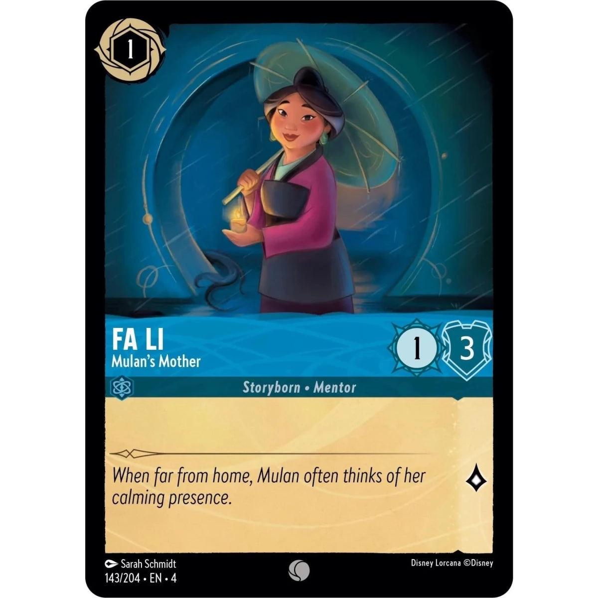 Fa Li - Mulan's Mother (143/204) (Ursula's Return) in Malta | LAB7