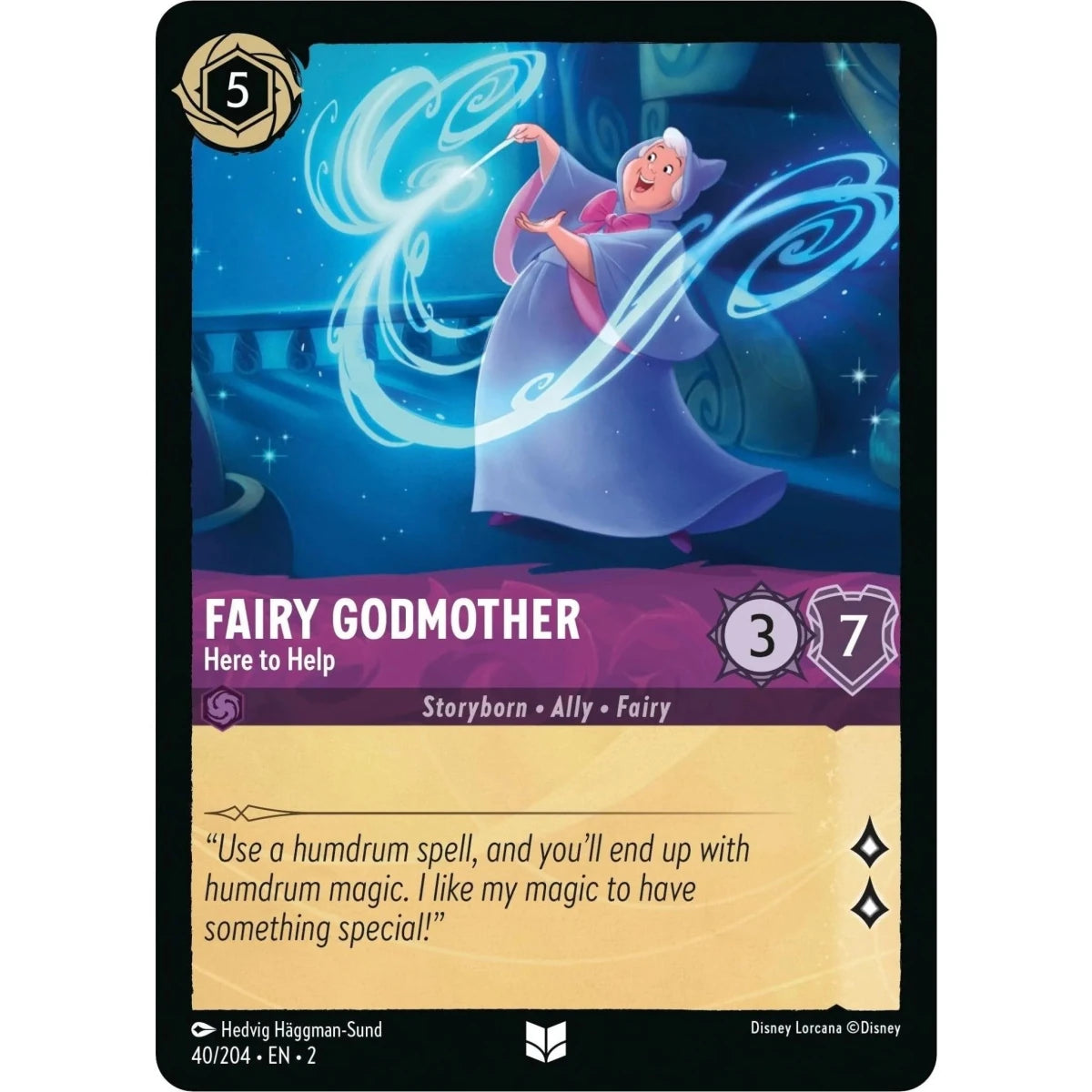 Fairy Godmother - Here to Help (40/204) (Rise of the Floodborn) in Malta | LAB7
