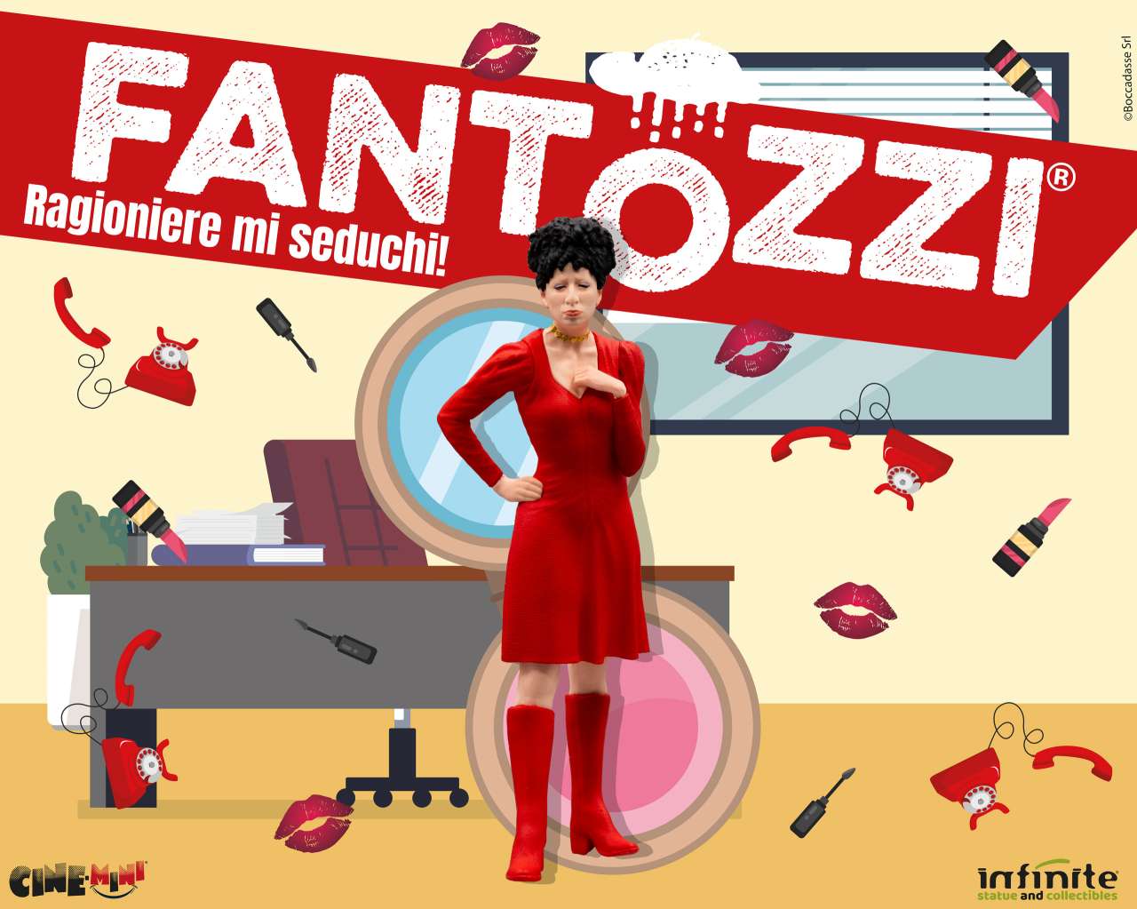 Fantozzi Miss Silvani Accountant Seduce Me Cinemini PVC by LAB7 Malta, Europe