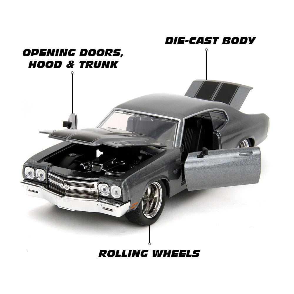 Fast & Furious – 1/24 Diecast Model – 1970 Chevrolet by Jada Toys by LAB7 Malta, Europe