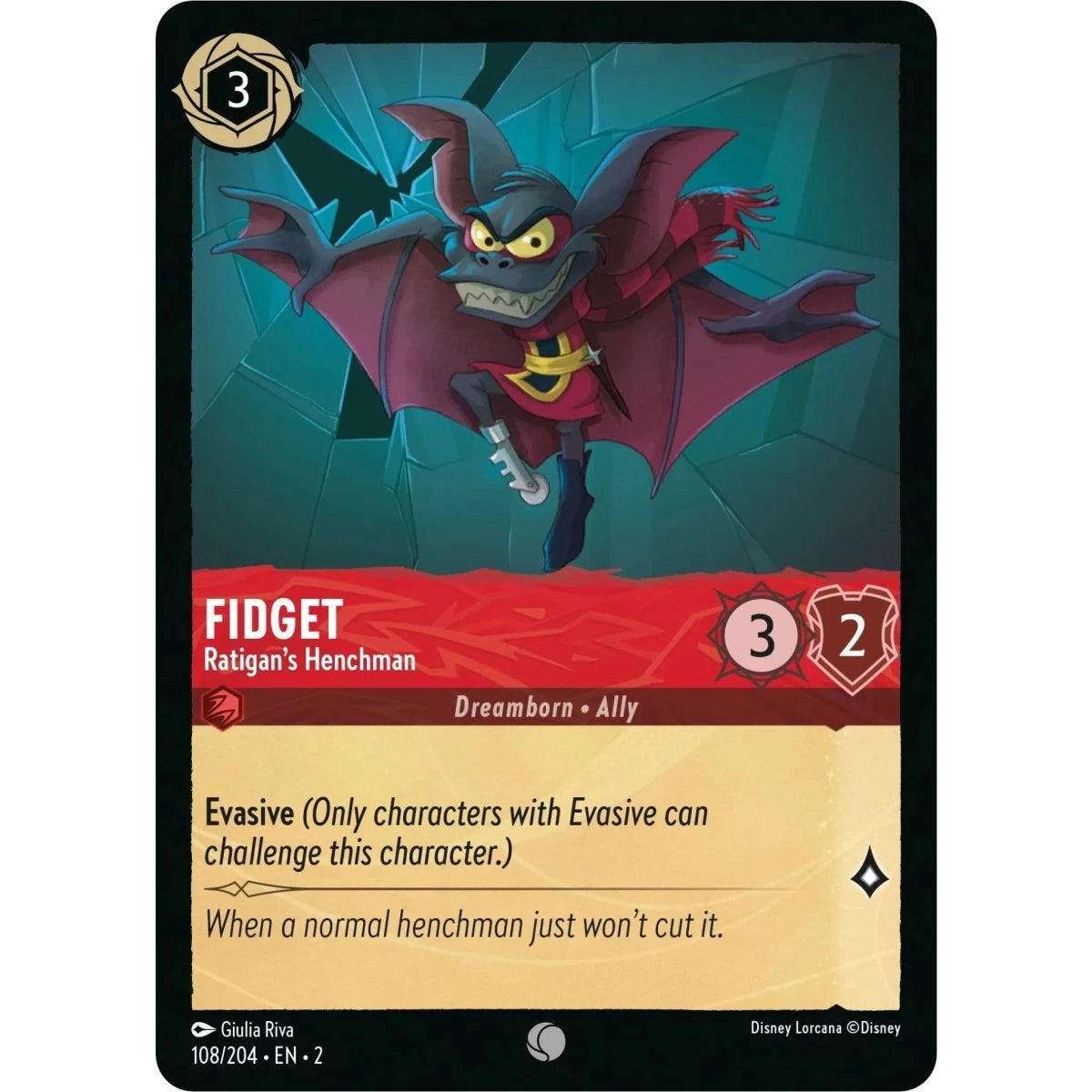 Fidget - Ratigan's Henchman (108/204) (Rise of the Floodborn) in Malta | LAB7