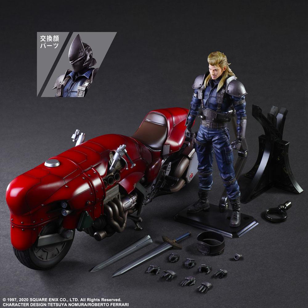 Final Fantasy VII Remake Play Arts Kai & Vehicle Roche & Bike in Malta | LAB7