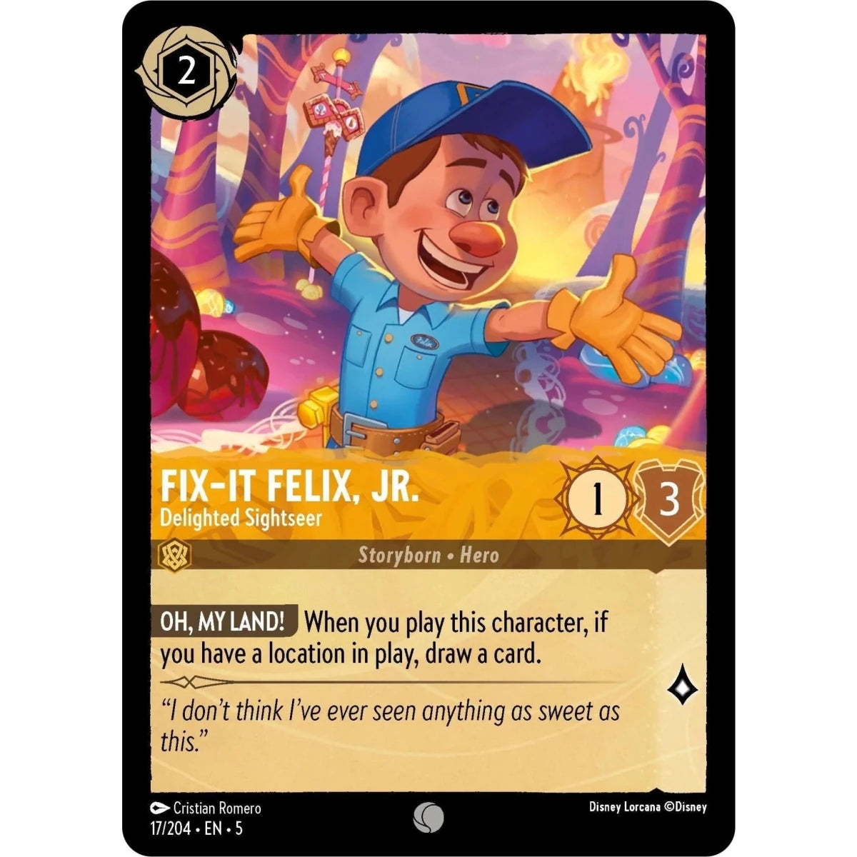 Fix-It Felix, Jr. - Delighted Sightseer (17/204) (Shimmering Skies) in Malta | LAB7