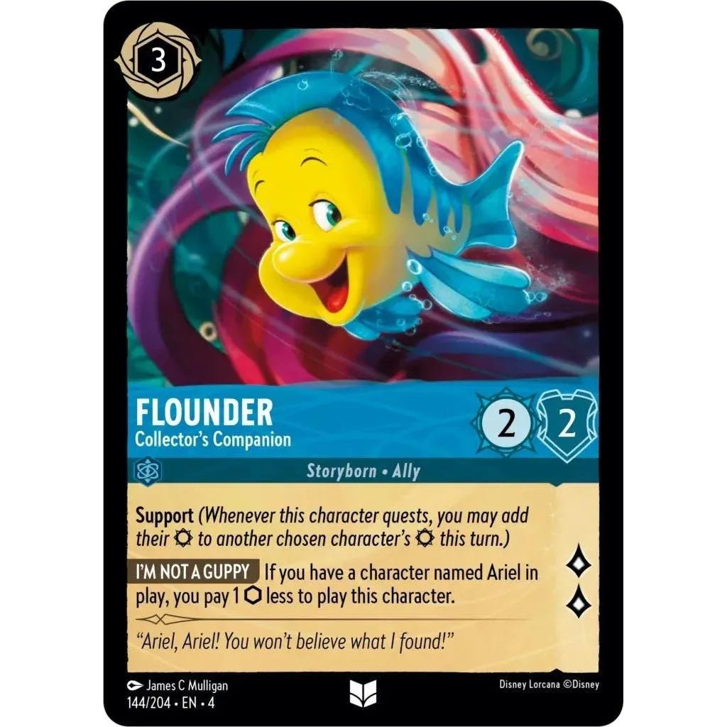 Flounder - Collector's Companion (144/204) (Ursula's Return) in Malta | LAB7